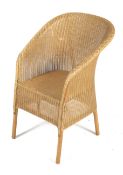 A contemporary Lloyd Loom chair.