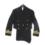 A Gieves Naval Officer's evening dress uniform with waistcoat and trousers.