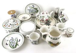 A Portmeirion 'Botanic Garden' tea and dinner service.