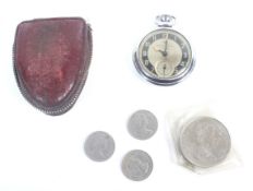 Intersoll Ltd triumph pocket watch with coins