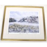 A. V. Pace - 'Clifton Suspension Bridge' Bristol in bloom signed limited edition print. No. 743/800.
