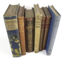 A collection of seven vintage books. Including Jane Austen, Enid Blyton and Kenneth Graham, etc.