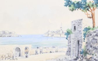 Joseph Galea (1904-1986) Maltese, Watercolour.