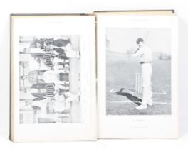 'The Book of Cricket' edited by CB Fry. A book explaining all areas of cricket, front binding loose.