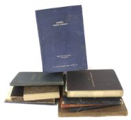 A collection of 19th & 20th century bound choral music sheets and books.