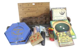 A collection of assorted vintage games.