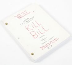 A Kill Bill 2 original film script. 'The 4th film by Quentin Tarantino.