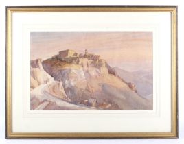 John Mace (British 1889-1952), watercolour, a Continental Landscape. Signed lower right.