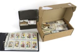 A collection of trading cards.