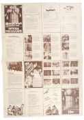 Monty Python 1st farewell tour 1973 printers sheet.
