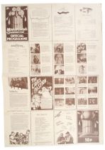 Monty Python 1st farewell tour 1973 printers sheet.