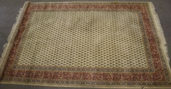 A large contemporary Middle Eastern Emir woollen rug.