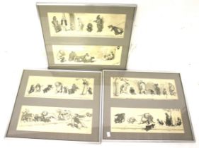A set of six prints of dogs - Boris O'Klein.