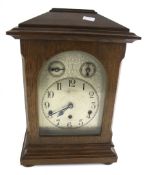 A 20th century German mantle clock.