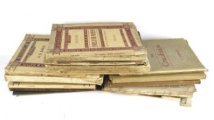 A collection of 19th century and later Novello vocal scores.