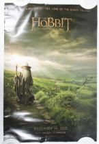 The Hobbit: An Unexpected Journey (2012) - movie poster. Signed by the film's make up artist P.