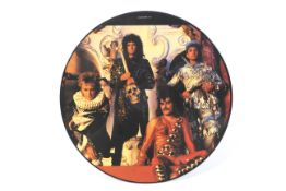 Queen It's a hard life 12" vinyl picture disc record. (1984).