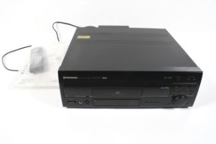 Laser disc player.