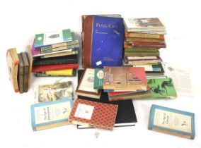A collection of books. Including Penguin examples, 'The Scarlet Tree' by Osbert Sitwell, etc.