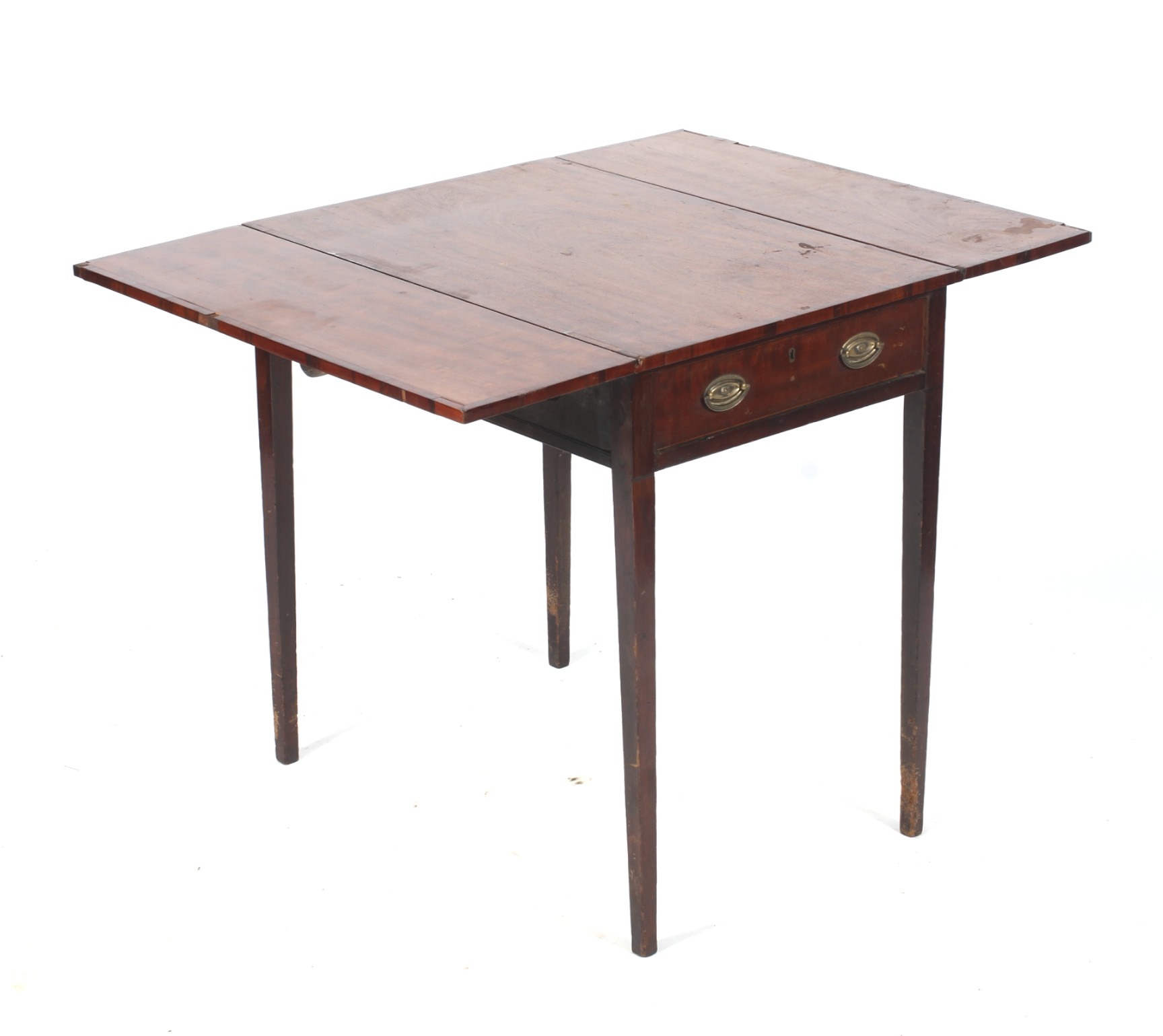 An 18th century mahogany pembroke table. - Image 3 of 3