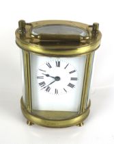 A 20th century English carriage clock.
