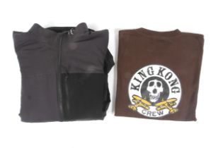 King Kong Crew t-shirt & a jacket with Venom II patch.