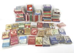 A large collection of children's card games.