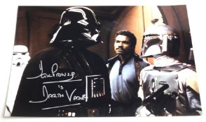 Star Wars, Empire Strikes Back, photograph of Darth Vader and Boda Fett.