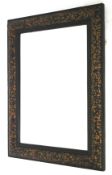 A vintage bevelled edge wall mirror.