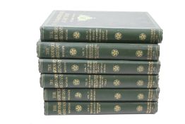 Books - volumes 1-6 of 'The Gradeners Assistant' by Watson.