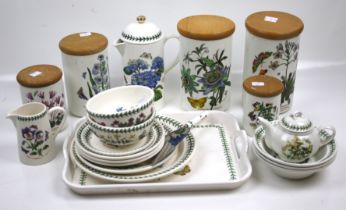 Collection of assorted Portmeirion Pottery 'Botanic Garden' items.