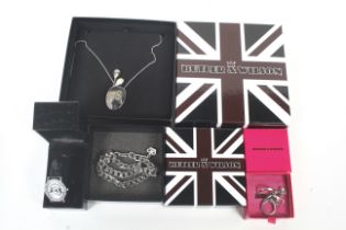 A small collection of Butler and Wilson jewellery in boxes