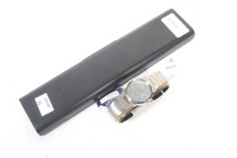 Two Seiko rectangular bracelet watches, comprising; Seiko 5,