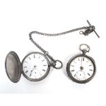 Showerings, Bristol, a late Victorian silver cased open face key wind pocket watch. No.