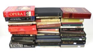 A collection of assorted classical music related books.