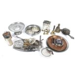 A collection of assorted metalware. Including 'Unity' pewter, etc. Max.
