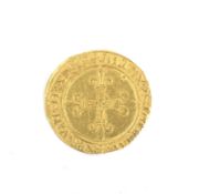 France Louis XII, 1 ecu d'or gold coin, undated. Weight 3.5 grams.