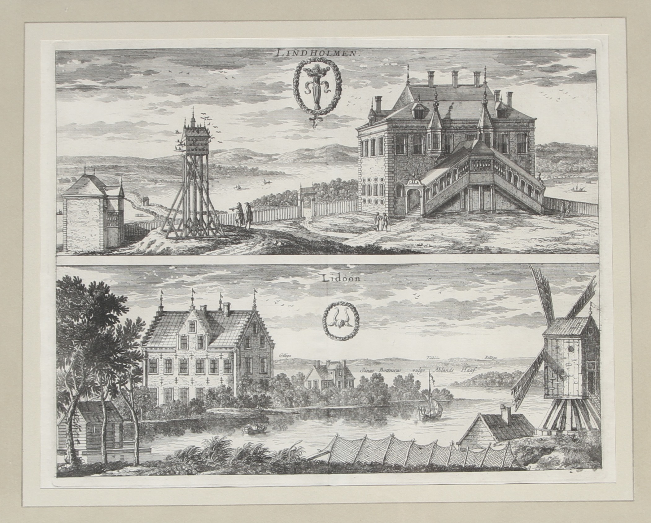 After Pieter Van Der Aa (1659-1733), five monochrome engravings. - Image 4 of 6
