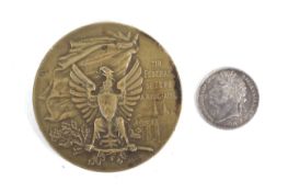 A George IV (IIII) silver sixpence,