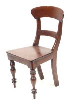 A Victorian mahogany apprentice chair.