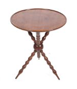 A Victorian mahogany Gipsy Table.