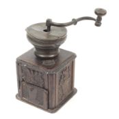 A large French coffee grinder, circa 1900.