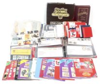 A large collection of mainly British assorted stamps.