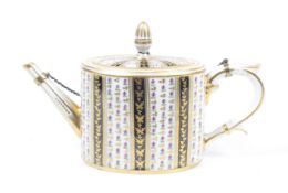 A continental Neo-Classical late Georgian teapot.