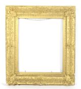 A 19th century gilt picture frame.