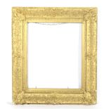 A 19th century gilt picture frame.
