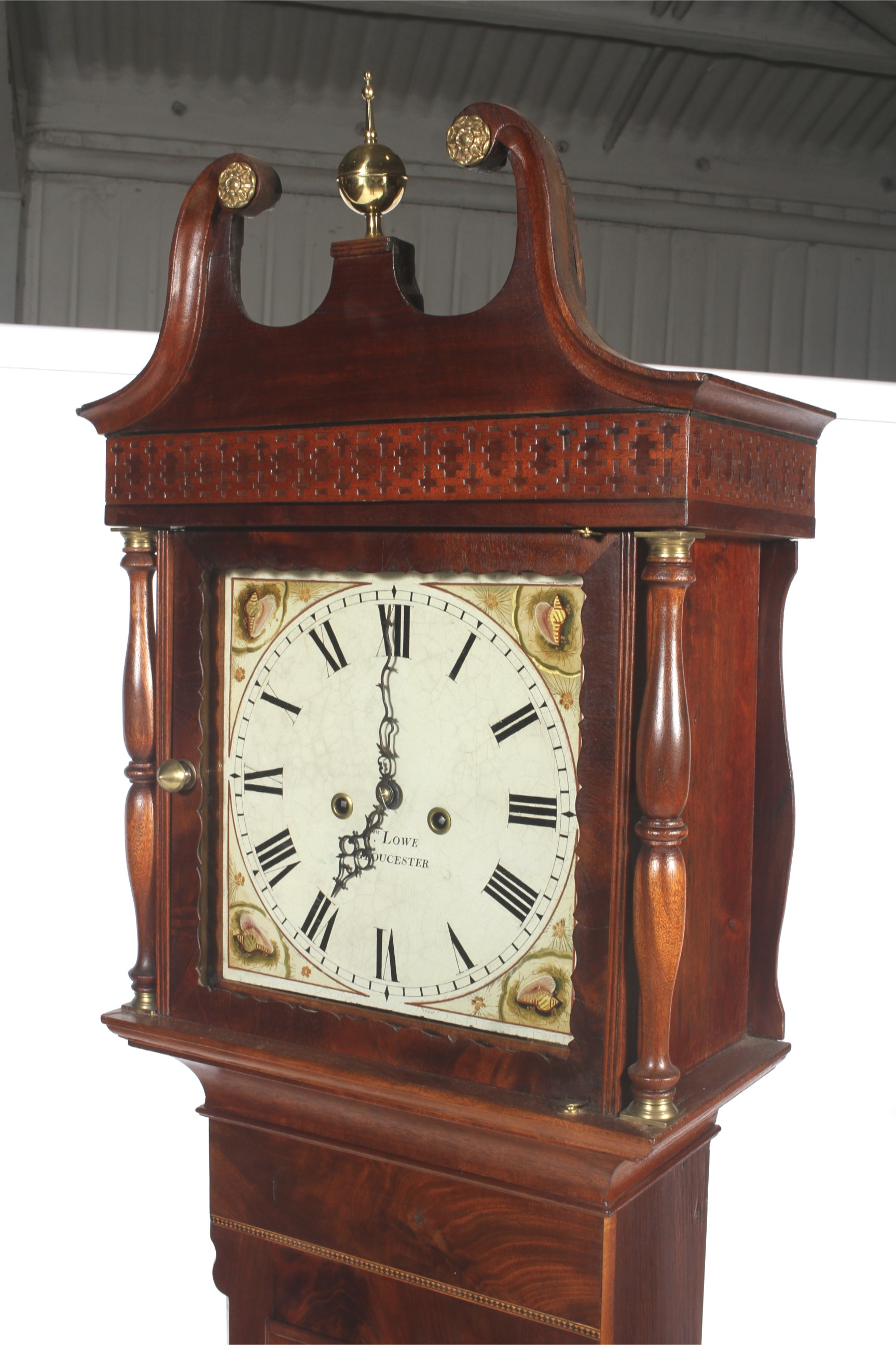 Geo Lowe Gloucester (early 19th century ac. Baille) longcase clock. - Image 2 of 4