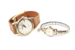 Two Mudu 'Doublematic' Swiss 'his and hers' watches.