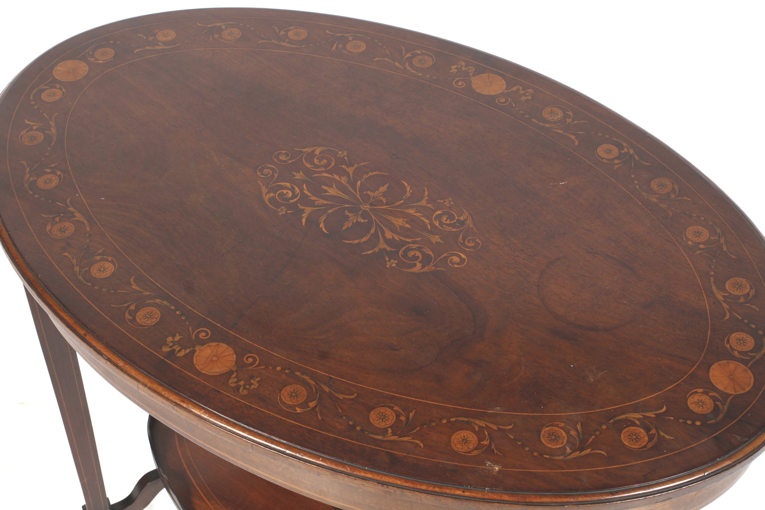 A mahogany occasional table retailed by 'Heal and Son Tottenham Court Road, London'. - Image 2 of 2