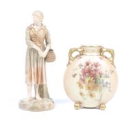Two pieces of Royal Worcester.